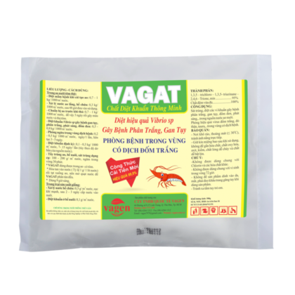 VAGAT - Chất diệt khuẩn thông minh, phòng bệnh trong vùng có dịch đốm trắng